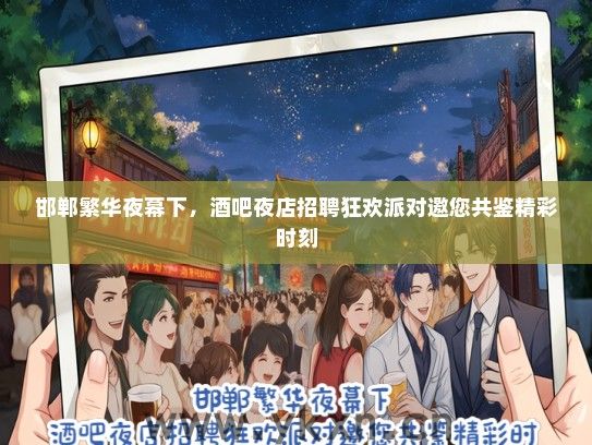 邯郸繁华夜幕下，酒吧夜店招聘狂欢派对邀您共鉴精彩时刻